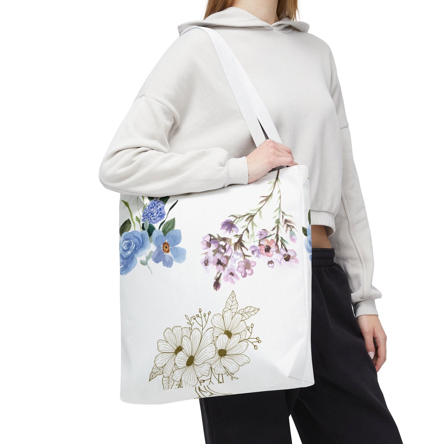 Aesthetic Flowers- Tote Bag