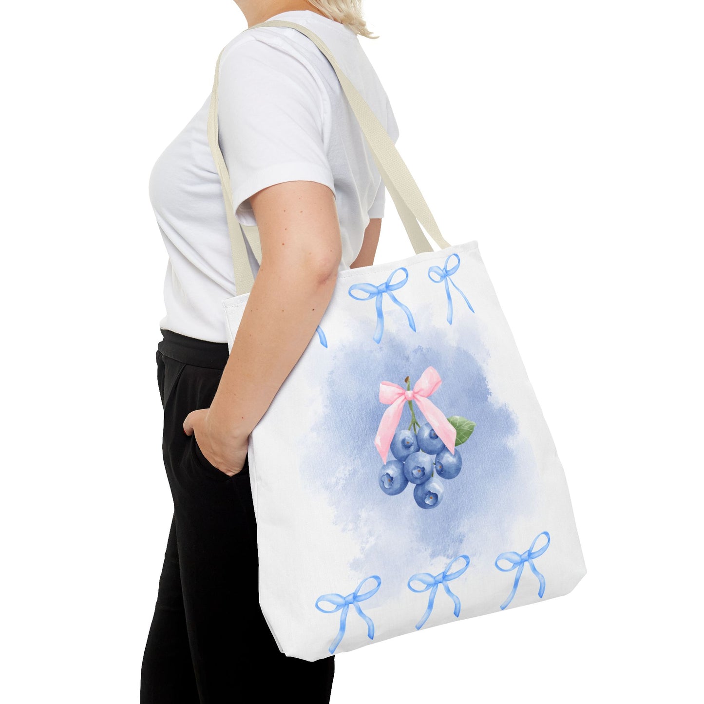 Cute Blueberry Tote Bag