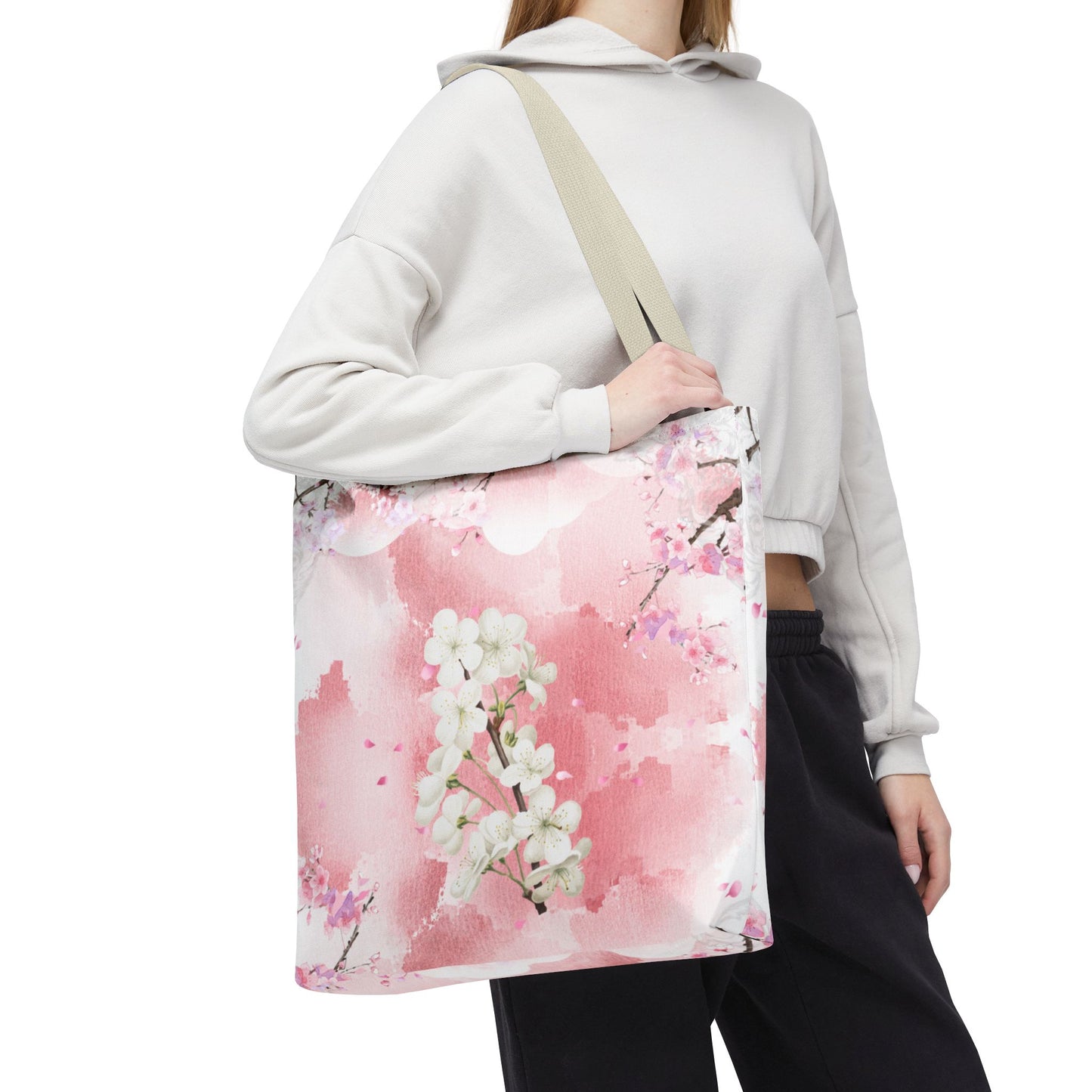 Pink Blossom Tote Bag