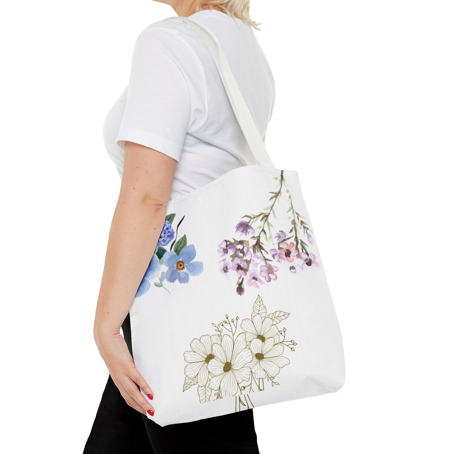 Aesthetic Flowers- Tote Bag